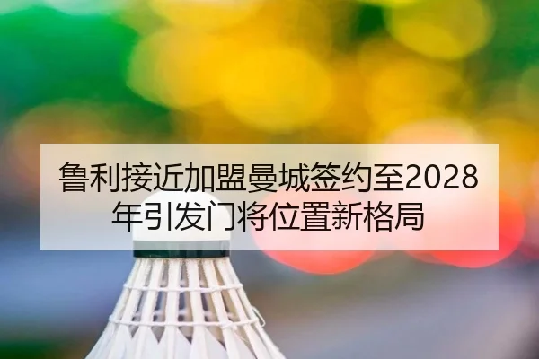 鲁利接近加盟曼城签约至2028年引发门将位置新格局
